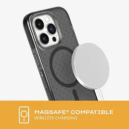 Оригінальний протиударний чохол Tech21 Evo Check MagSafe для iPhone 14 Pro Max Black (T21-9857) - мініатюра 3