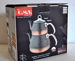 Двоярусний чайник O.M.S. Collection 8200-M Bronze (0,8/1,8 л.) - мініатюра 10