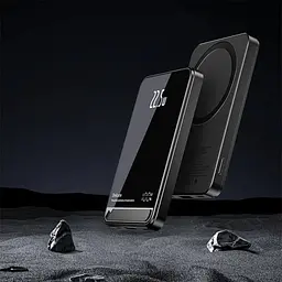 Повербанк MagSafe Delicate Powerbank з бездротовою зарядкою для iPhone магнітний 10000 mAh 20W Black - мініатюра 8