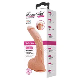 Фалоімітатор з мошонкою BAILE- Beatiful JACK 10,2 Baile BW-008039NR 100400 - мініатюра 6