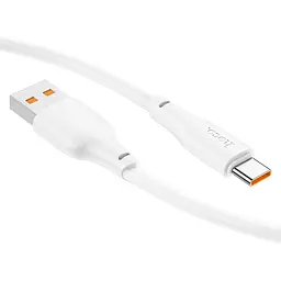 Дата кабель Hoco X93 Force USB to Type-C 27W (1m) White - мініатюра 6