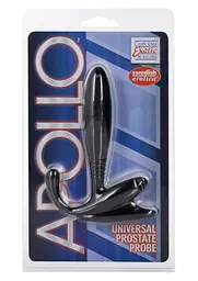 Анальна пробка Apollo Universal Prostate Probe 9 см (чорний) - мініатюра 3