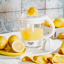 Соковитискач Adler AD 4014 white для цитрусових/ 60Вт/ 1л/ білий - мініатюра 6