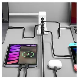 Зарядний пристрій універсальний Voltronic fast charger USB QC3.0/PD/PPS 120W білий - мініатюра 4