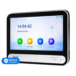 IP-відеодомофон з WiFi 7" TVT TD-E2137-PE/TP/WF Black (82-00404) - мініатюра 1