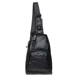 Чоловічий рюкзак Borsa Leather K1029 32x21x5 см Чорний (11003) - мініатюра 2
