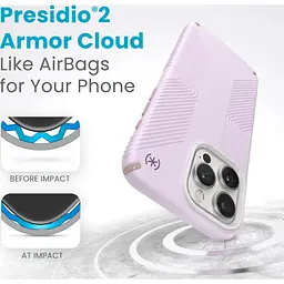 Оригінальний протиударний чохол Speck Presidio2 Grip MagSafe для Iphone 15 Pro Max (6.7") Soft Lilac 150575-3207 - мініатюра 8