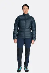 Пуховик жіночий Rab Microlight Jacket Womens 12 Темно-синій - мініатюра 6