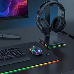 Комп'ютерна мишка Onikuma ігрова бездротова C105 для ПК та ноутбука USB адаптер 2.4 GHz RGB-підсвітка 7 кнопок 3600 DPI акумуляторна - мініатюра 7