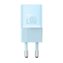 Мережевий зарядний пристрій Baseus GaN5 Fast Charger(mini) 1C 20W EU синій CCGN050103 - мініатюра 5