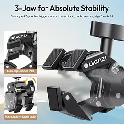 Кріплення краб Ulanzi CO78 Super Clamp Magic Arm Dual Ball Head (C084) [168619] - мініатюра 7