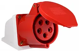 Розетка стаціонарна 32А P5 IP44 3P+N+PE ГС АСКО-УКРЕМ (A0080040006)