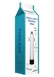 Вібратор Toy Joy Retro Ultra Slimline 17 см сріблястий - мініатюра 2