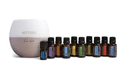 Набір ефірних олій Home Essentials doTERRA з дифузором Petal 2.0 набір для дому та ароматерапії - мініатюра 2