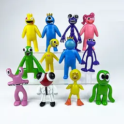 Іграшки фігурки Райдужні друзі Rainbow Friends Roblox 12 шт