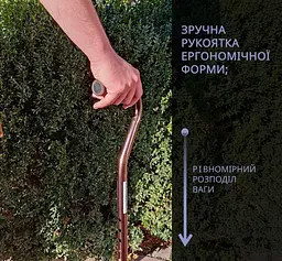 Палиця алюмінієва телескопічна Doctor Life 10100/C/E/BZ бронзовий (10100/C/E/BZ-2001) - мініатюра 8