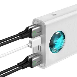 Зовнішній акумулятор Baseus Amblight Digital Display Quick Charge 65W 30000mAh (PPLG-A02) White [69814] - мініатюра 4