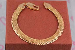 Браслет Xuping Jewelry анаконда 20 см 8 мм золотистий