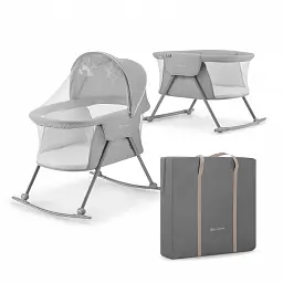 Дитяче ліжечко колиска KiderKraft Lovi Grey - мініатюра 2