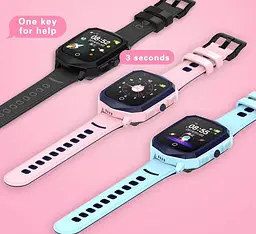 Смарт годинник для дітей F60 з GPS, відеодзвінками, 4G SIM-картою та кнопкою SOS Чорний - мініатюра 10