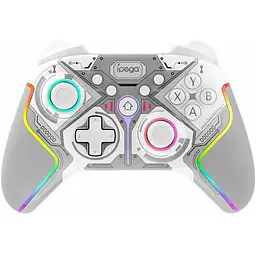Геймпад iPega PG-9666SB з підтримкою PS/PC/Android/IOS з RGB підсвічуванням сірий