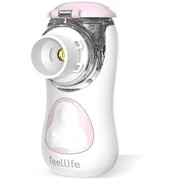 Портативний сітчастий небулайзер FEELLIFE Air Kids, рожевий