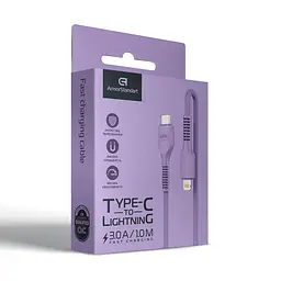 Кабель ArmorStandart AR88 Type-C to Lightning 3A 1m Purple (ARM65290) - мініатюра 5