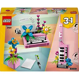 Конструктор LEGO Creator Друкарська машинка з квітами 363 деталі (31169) - мініатюра 15