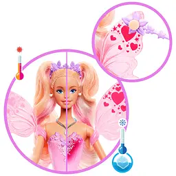 Лялька-фея Barbie Фантастичний світ Чарівна гра кольорів (JCP76) - мініатюра 4
