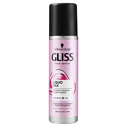 Експрес-кондиціонер Gliss Liquid Silk для ламкого та тьмяного волосся 200 мл - мініатюра 3