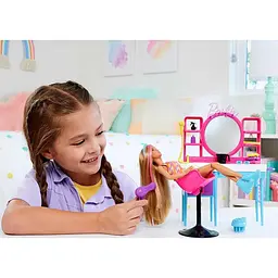 Ігровий набір Barbie Totally Hair Перукарський салон (HKV00) - мініатюра 6