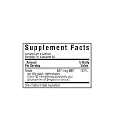 Фоліева кислота Bluebonnet Nutrition Cellular Active Methylfolate 400 mcg, 60 вегакапсул - мініатюра 4