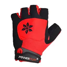 Велорукавички Power Play 5284 A, Red - S