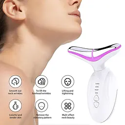 Масажер для шиї та обличчя No Brand D836 111х87х57 мм (2104618403) - мініатюра 2