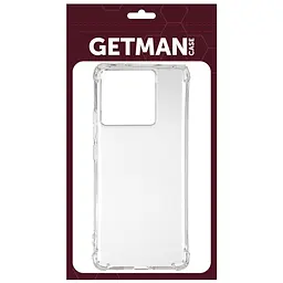 TPU чохол GETMAN Ease logo посилені кути для Xiaomi 17 Pro Безбарвний (прозорий) - мініатюра 2