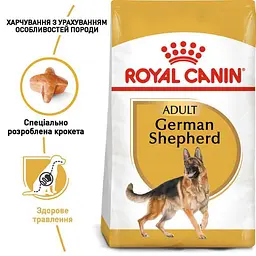 Сухий корм для дорослих собак породи Німецька вівчарка Royal Canin German Shepherd Adult, 3 кг (2518030) - мініатюра 5