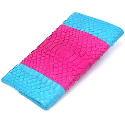 Яскравий жіночий клатч Snake Leather s_14993 рожевий - мініатюра 2