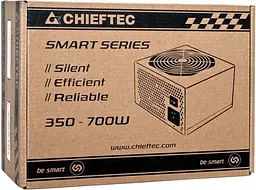 Chieftec Блок живлення Smart (500W), >85%, 120мм, 1xMB 24pin(20+4), 1xCPU 8pin(4+4), 2xMolex, 3xSATA, 1xPCIe 8pin(6+2) - мініатюра 4