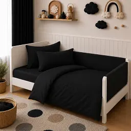 Дитяча постільна білизна LITTLE KIDS Poplin Line Black (2200012786390) - мініатюра 5