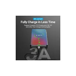 Дата кабель USB-C to USB-C 2.0m aluminum gray Vention (TADHH) - мініатюра 4