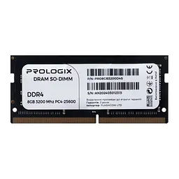 Модуль пам'ятi SO-DIMM 8GB/3200 DDR4 Prologix (PRO8GB3200D4S)