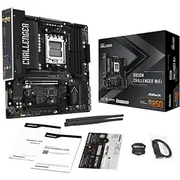 ASRock B850M CHALLENGER WIFI (AM5/B850, 4*DDR5, 2xPCIex16, HDMI/DP, 4xSATAІІІ,2xM.2, 2.5GLan, mATX)