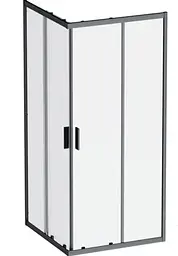 Душова кабіна AM.PM Gem Square Slide 90x90 см без піддону black W90UG-403-9090BT