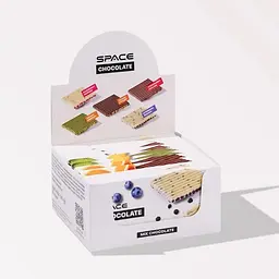 Блок шоколаду Spacefood Space Chocolate Crunch, 10*25 грам - Мікс