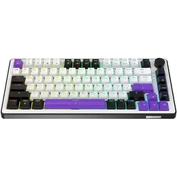 Клавіатура Hellyberry HK75, White/Violet, USB, механічна (перемикачі Hellyberry Linear) Hator teh0028294 - мініатюра 2