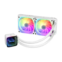 Система рідинного охолодження Enermax Aquafusion ADV 240 White ARGB (ELC-AQFA240-SQA-W) - мініатюра 7