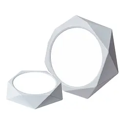 Світ-к LED Diamante Premium накл.6W4000K IP20 нейт.(вн.d80мм,нар.d115мм) 
