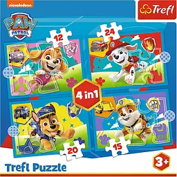 Пазли Trefl 4 в 1 Весела команда Щенячий патруль - мініатюра 5