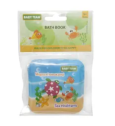 Іграшка-книжка для ванни Baby Team Морські мешканці (8740) - мініатюра 8
