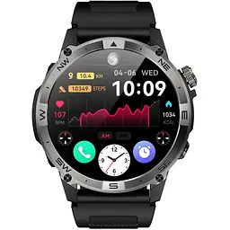 Смарт-годинник North Edge GPS Smart Titan з компасом чорний (3373) - мініатюра 3
